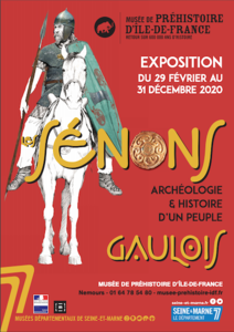Affiche de l'exposition sur les Sénons